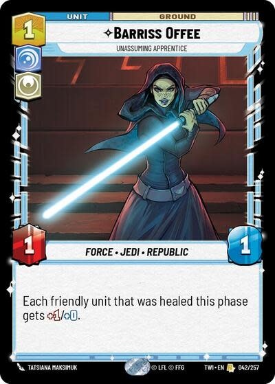 Barriss Offee - Unassuming Apprentice - 042/257 (Foil, Rare)