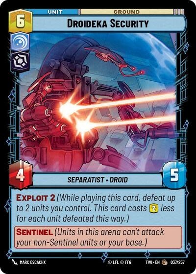 Droideka Security - 037/257 (Normal, Common)