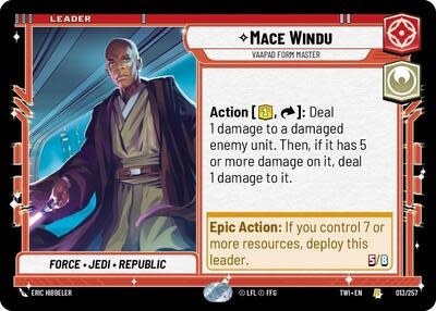 Mace Windu - Vaapad Form Master - 013/257 (Normal, Rare)