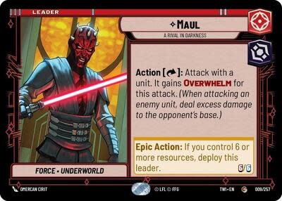 Maul - A Rival in Darkness - 009/257 (Normal, Common)