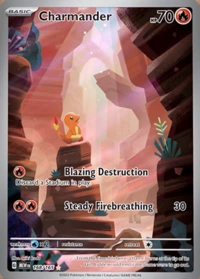 Charmander - 168/165 (Holofoil, Illustration Rare)