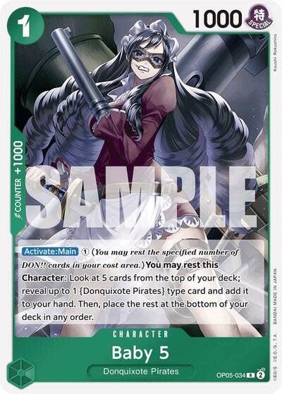 Baby 5 (OP05-034) (Reprint) (Foil, R)