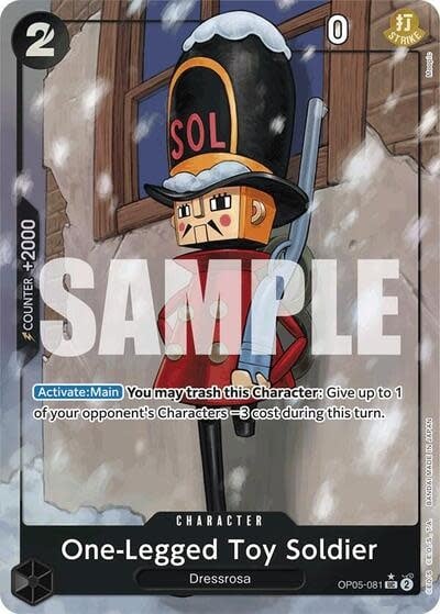 One-Legged Toy Soldier (Full Art) - OP05-081 (Foil, UC)