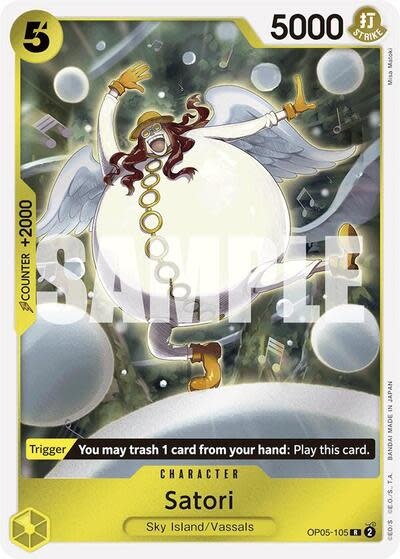 Satori (Reprint) - OP05-105 (Foil, R)