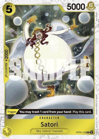 Satori (Jolly Roger Foil) - OP05-105 (Foil, R)