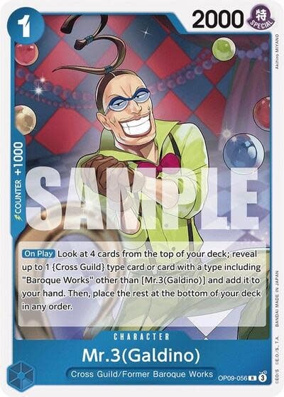 Mr.3(Galdino) - OP09-056 (Foil, R)