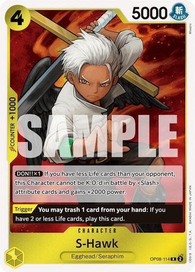 S-Hawk - OP08-114 (Foil, R)