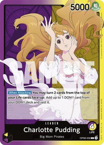 Charlotte Pudding (058) - OP08-058 (Normal, L)
