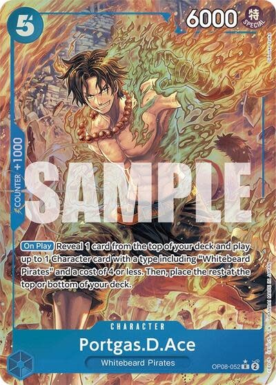 Portgas.D.Ace (Parallel) - OP08-052 (Foil, R)
