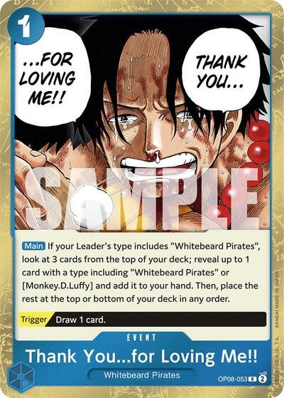 Thank You...for Loving Me!! - OP08-053 (Foil, R)