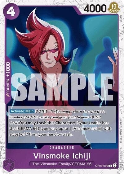 Vinsmoke Ichiji (OP06-060) (Jolly Roger Foil) (Foil, C)