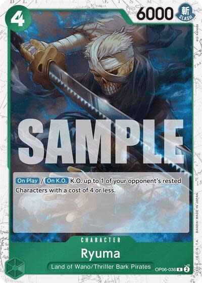 Ryuma (Jolly Roger Foil) - OP06-036 (Foil, R)