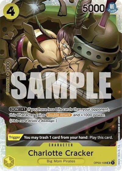 Charlotte Cracker (Reprint) - OP03-108 (Foil, SR)