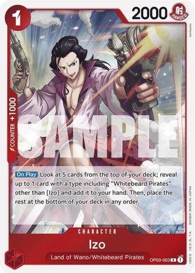 Izo (OP03-003) (Reprint) (Foil, R)