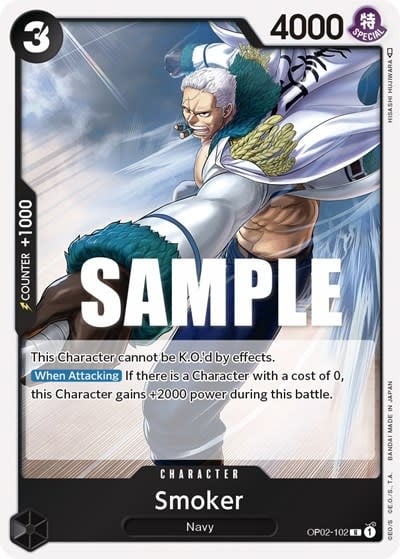 Smoker (102) - OP02-102 (Foil, R)
