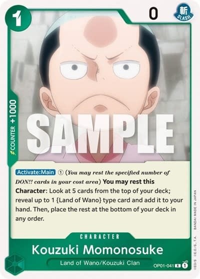 Kouzuki Momonosuke - OP01-041 (Foil, R)