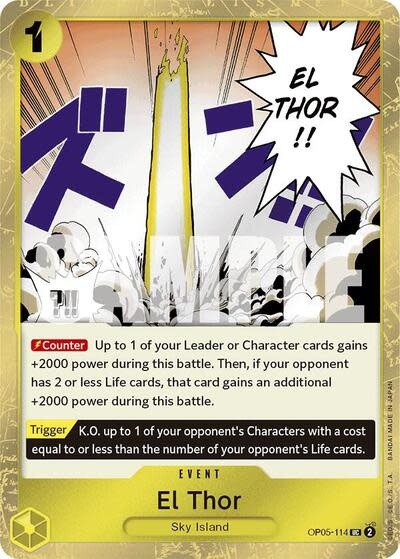 El Thor (Jolly Roger Foil) - OP05-114 (Foil, UC)