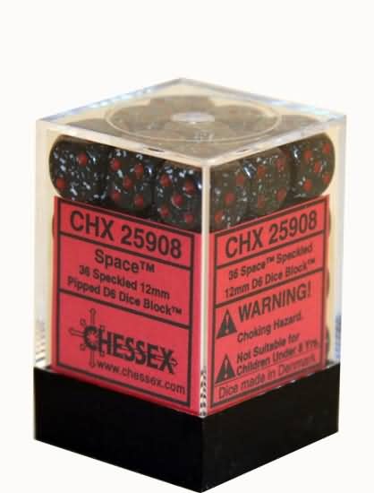 Chessex Speckled Space Dice [12mm, 36D6]
