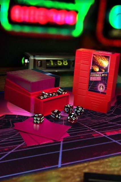 Game Genic 1UP-Deck Box: Mountain Fire