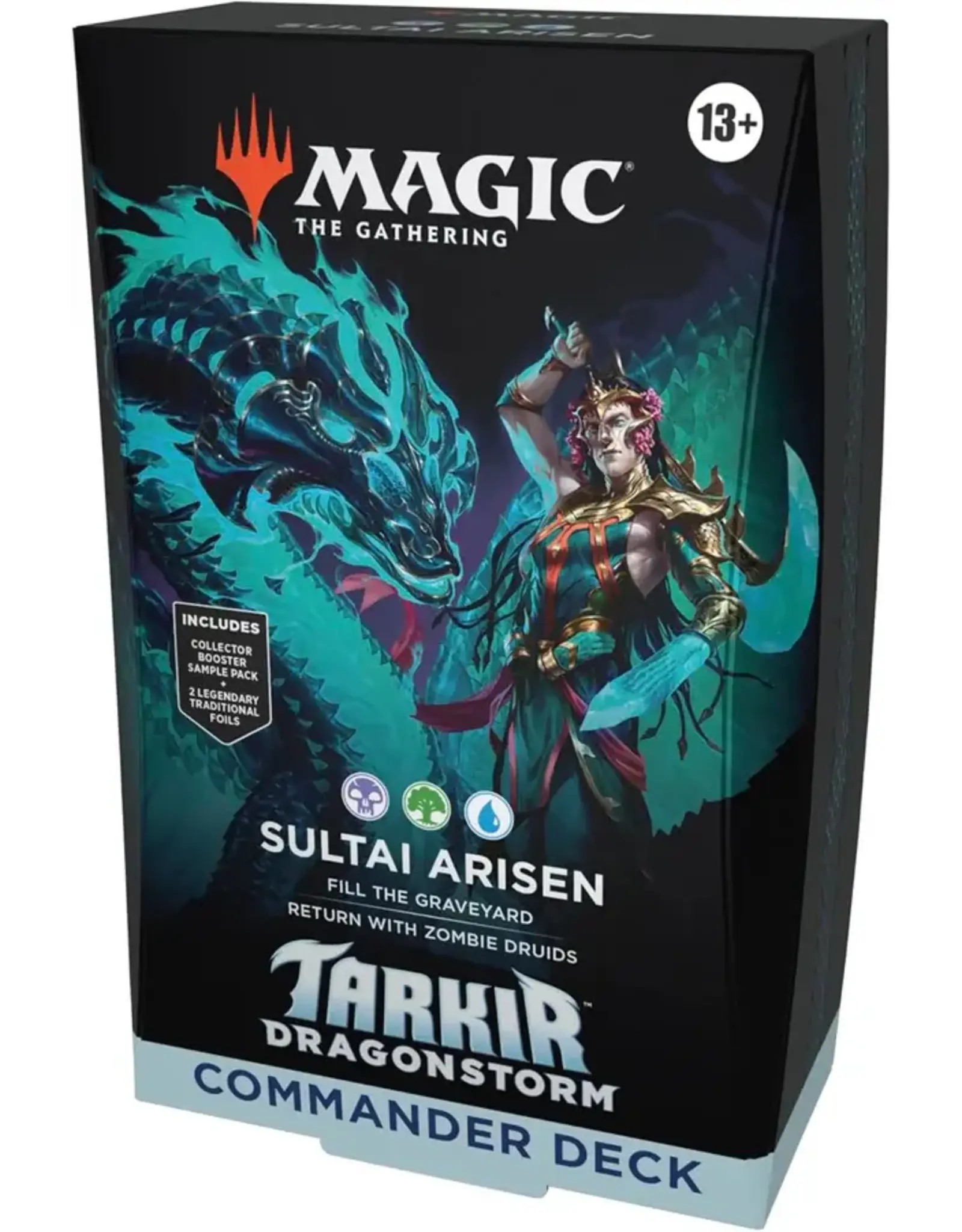 Wizards of the Coast Magic: The Gathering - Tarkir Dragonstorm  Sultai Arisen Commander Deck