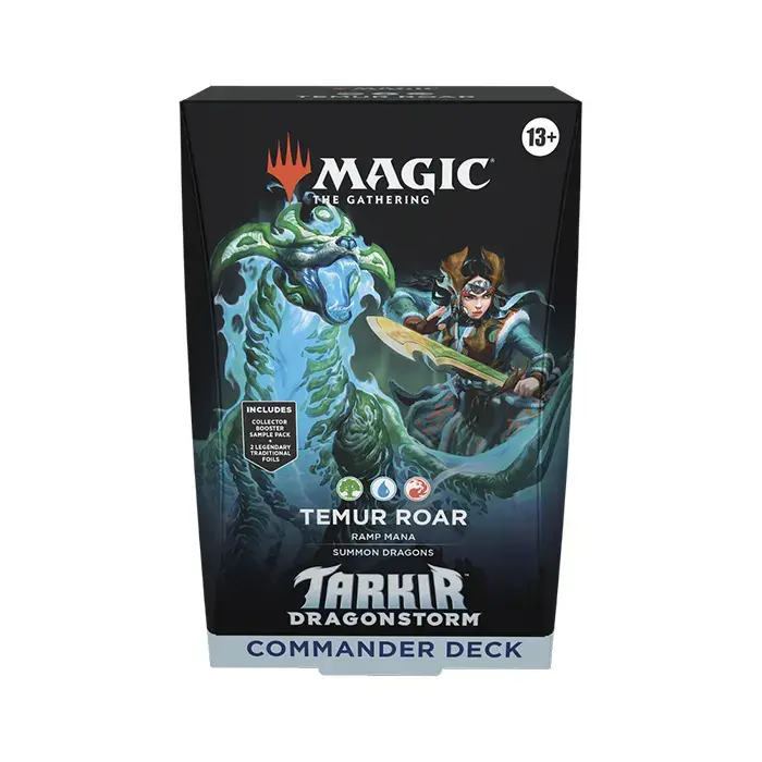Wizards of the Coast Magic: The Gathering - Tarkir Dragonstorm  Temur Roar Commander Deck