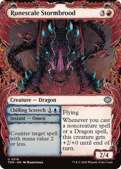 Runescale Stormbrood (Showcase) - 316 (Foil, U)