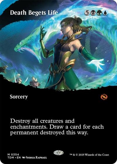 Death Begets Life (Borderless) - 354 (Foil, M)