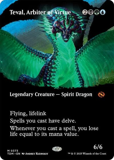 Teval, Arbiter of Virtue (Borderless) - 373 (Normal, M)