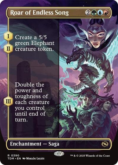 Roar of Endless Song (Borderless) - 390 (Foil, R)