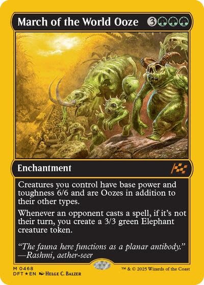 March of the World Ooze (First-Place Foil) - 468 (Foil, M)
