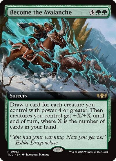 Become the Avalanche (Extended Art) - 83 (Normal, R)