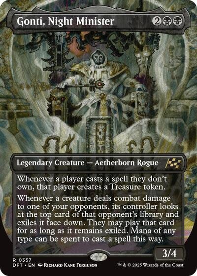 Gonti, Night Minister (Borderless) - 357 (Foil, R)