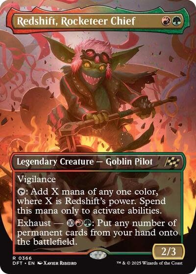 Redshift, Rocketeer Chief (Borderless) - 366 (Foil, R)