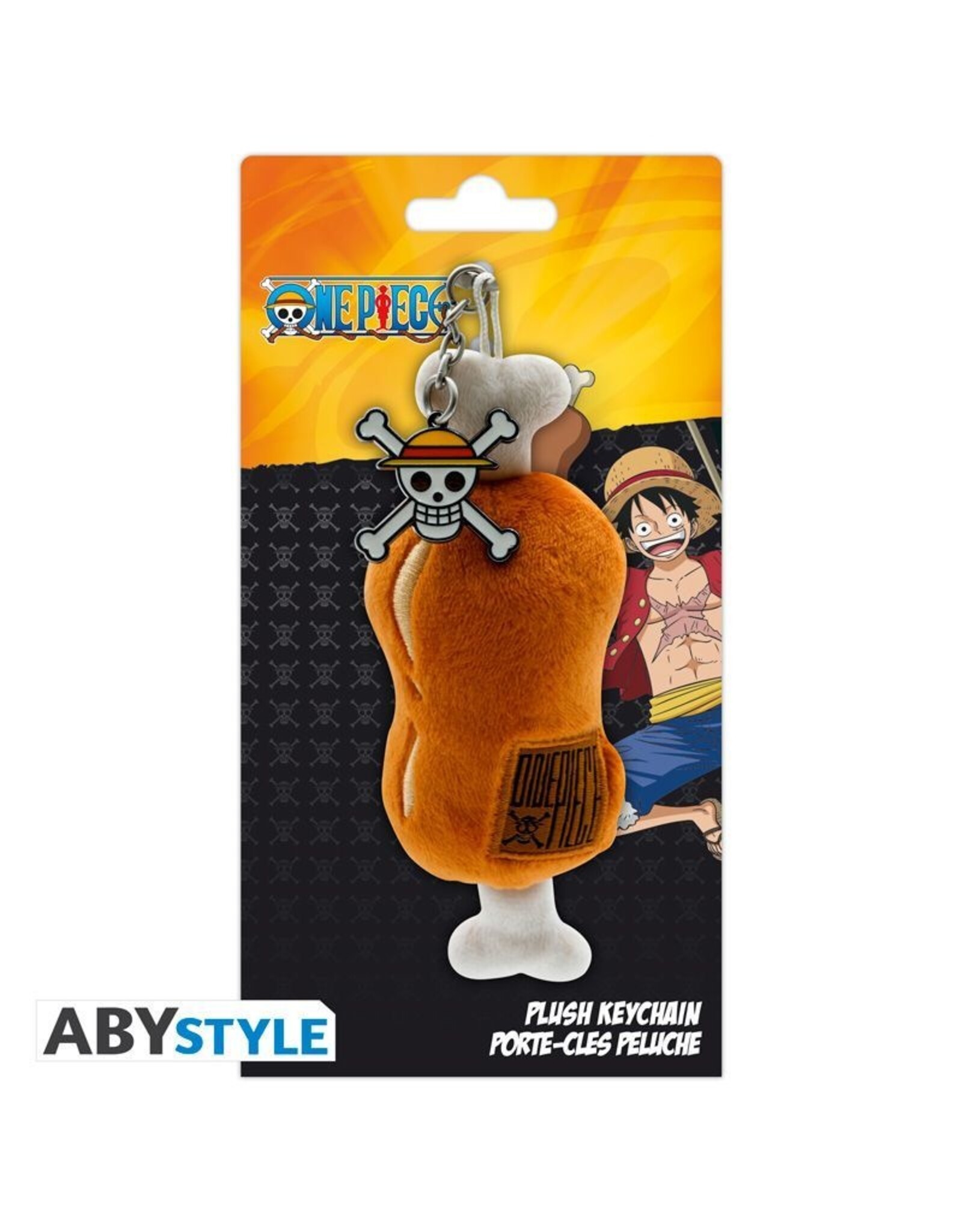 Abysse America One Piece - Meat On A Bone Plush Keychain