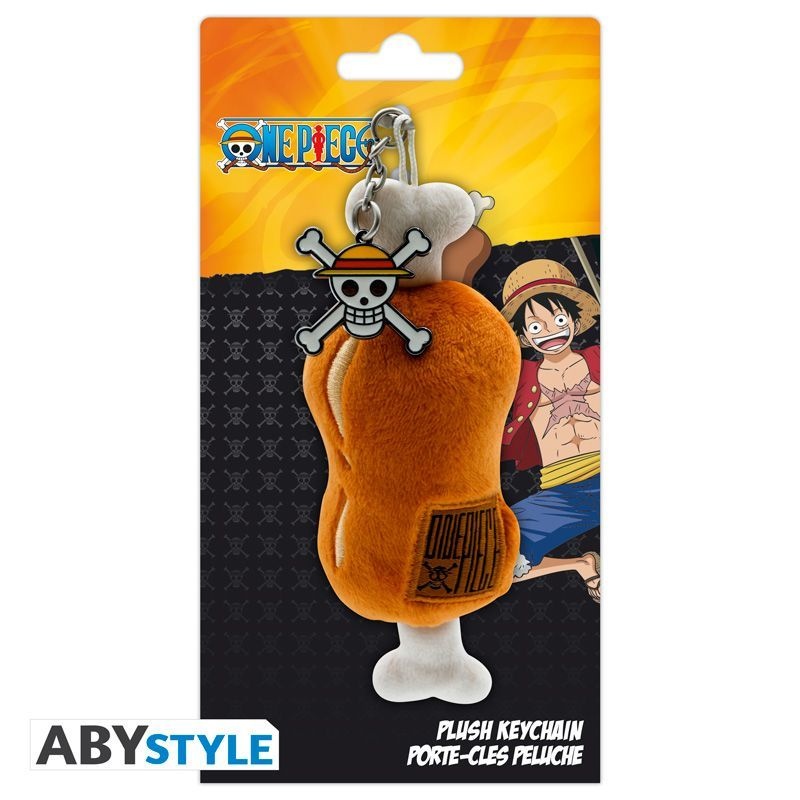 Abysse America One Piece - Meat On A Bone Plush Keychain