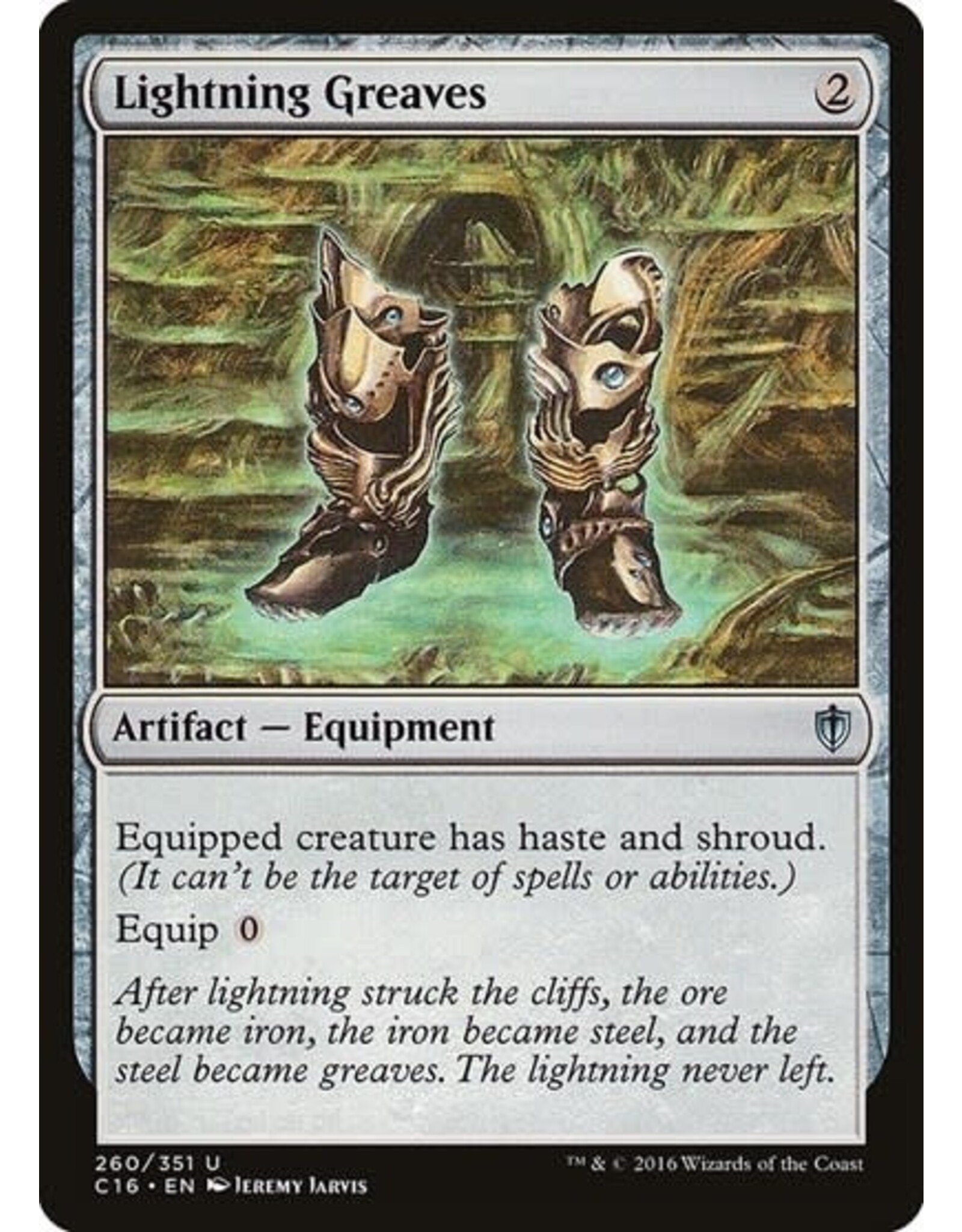 Lightning Greaves - 260 (Normal, U) (LP)