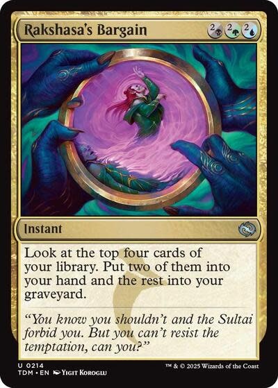 Rakshasa's Bargain - 214 (Foil, U)