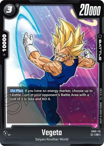 Vegeta - FB05-113 (Holofoil, Rare)