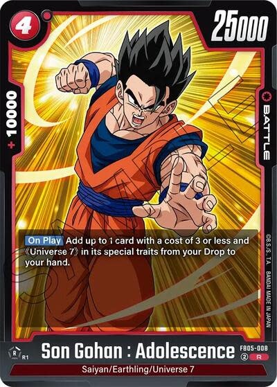 Son Gohan : Adolescence - FB05-008 (Holofoil, Rare)