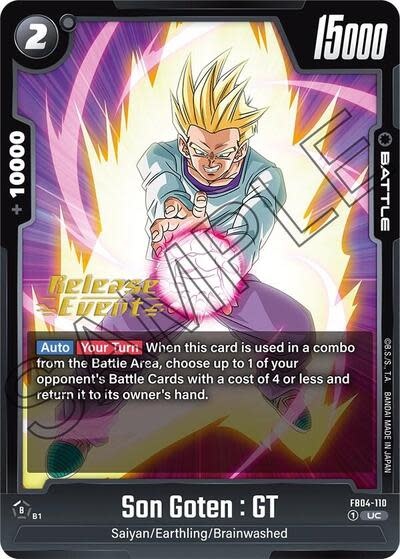Son Goten : GT (Release Event) - FB04-110 (Normal, Uncommon)