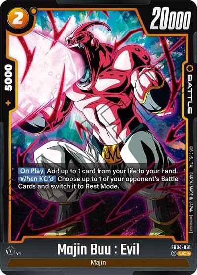 Majin Buu : Evil - FB04-091 (Tournament Pack 05) (Promo) (Holofoil, Uncommon)