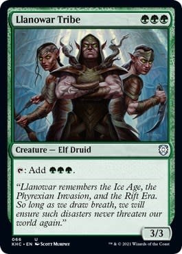 Llanowar Tribe - 66 (Normal, U)
