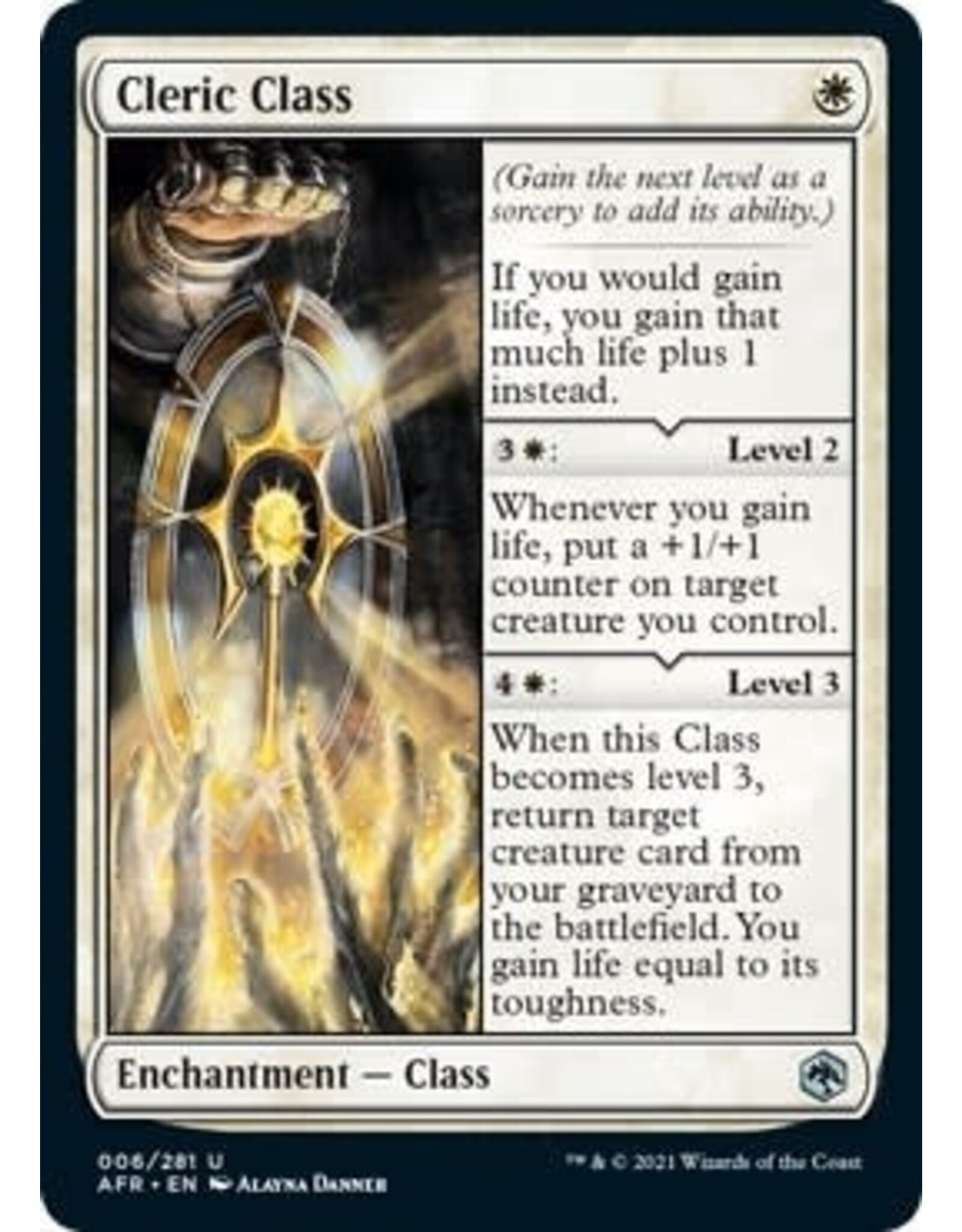 Cleric Class - 6 (Normal, U)