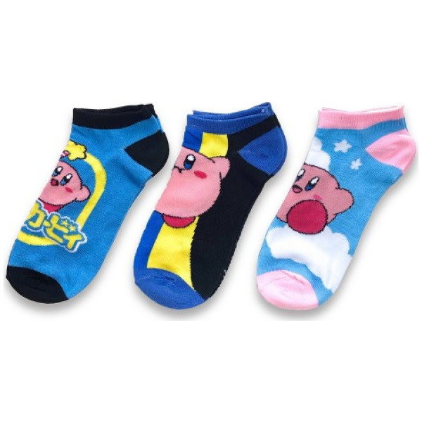 Bioworld Bioworld - Kirby - Kirby Character Ankle Socks [3 Pack]