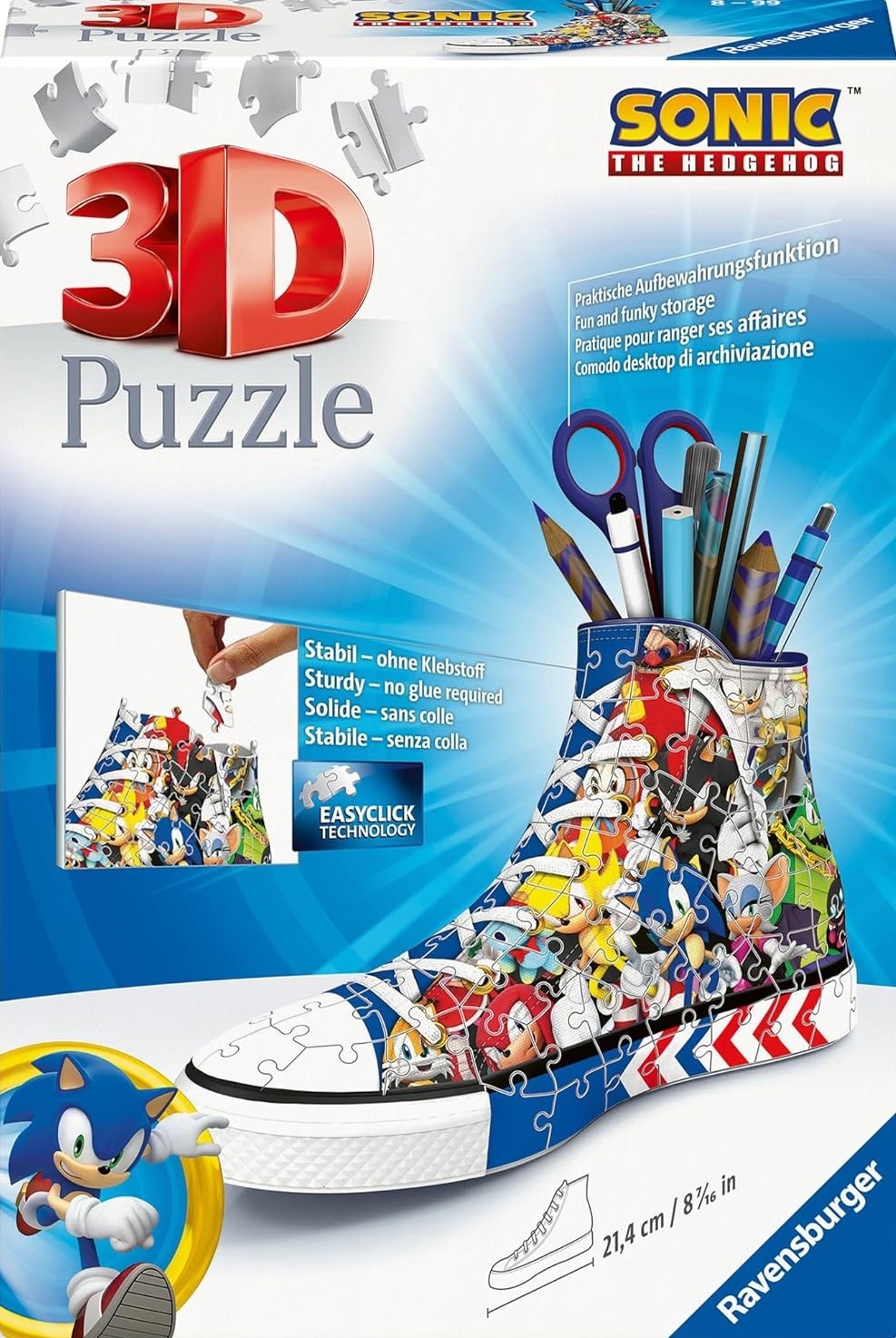 Sonic The Hedgehog - Sneaker 3D Puzzle