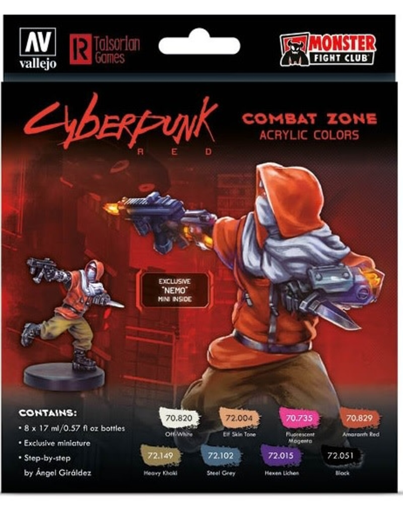 Vallejo Vallejo Color: Cyberpunk Red - Combat Zone Nemo