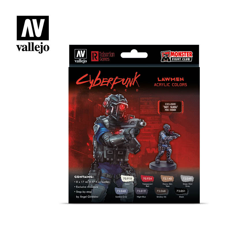 Vallejo Vallejo Color: Cyberpunk Red - Lawmen Sgt. Suou