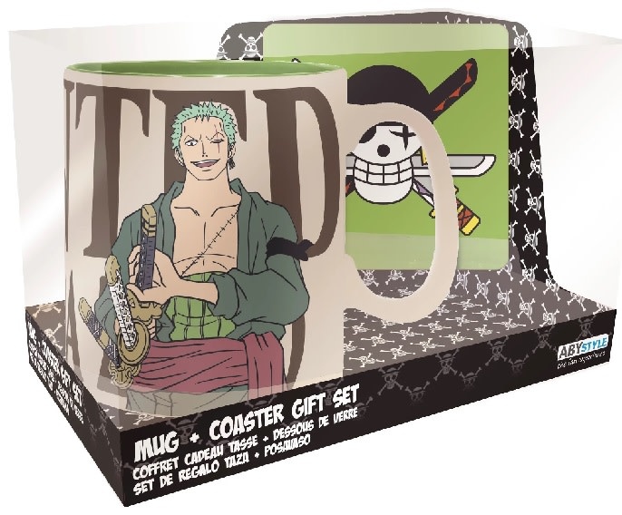 Abysse America One Piece - Zoro Mug & Coaster Set