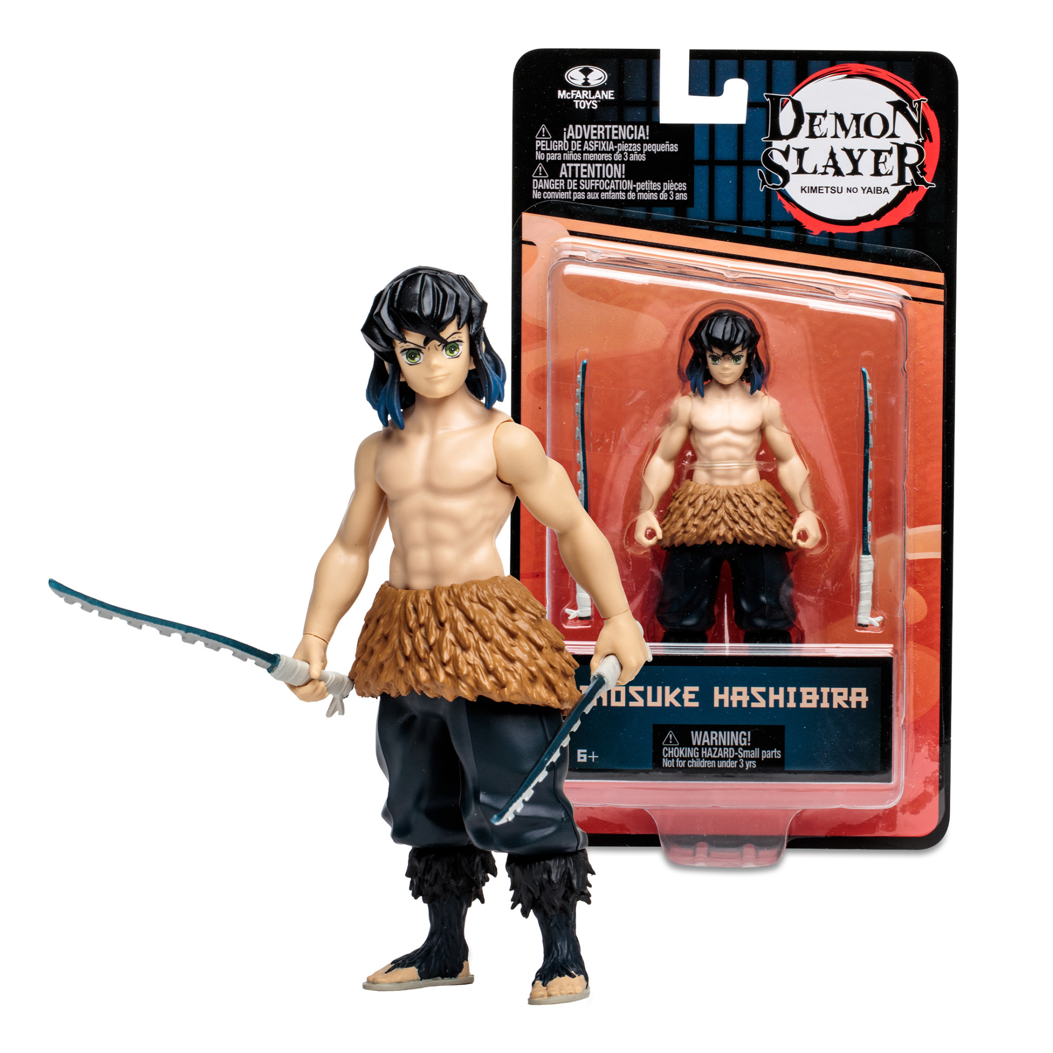 McFarlane Toys Demon Slayer: Kimetsu no Yaiba - Inosuke 5" Action Figure (Wave 2)