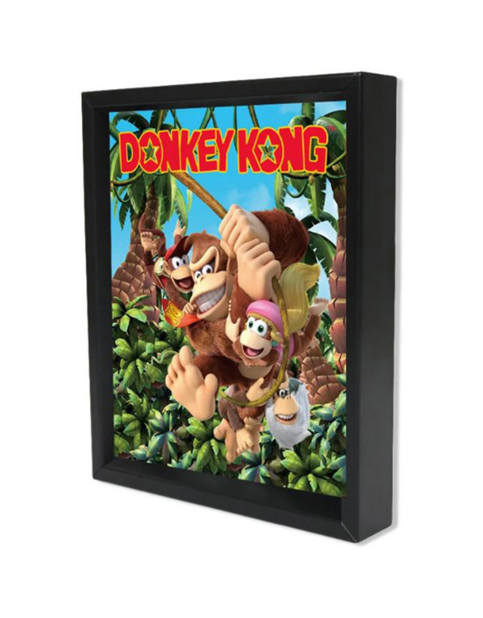 Pyramid America 3D Lenticular Shadowbox -  Donkey Kong Jungle Swing